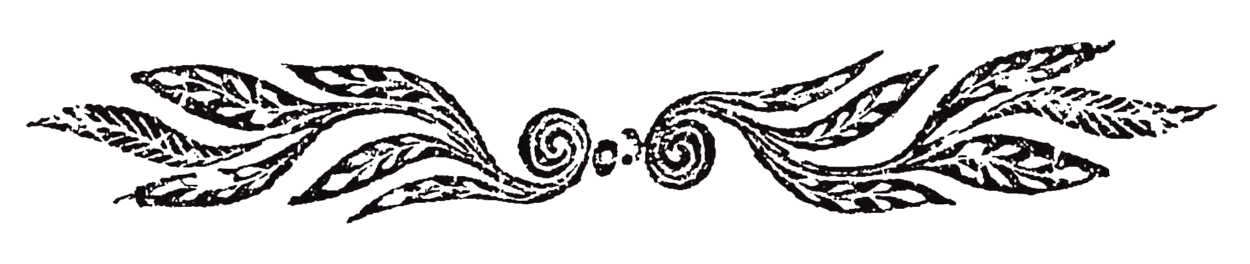 a decorative border from a gravestone rubbing